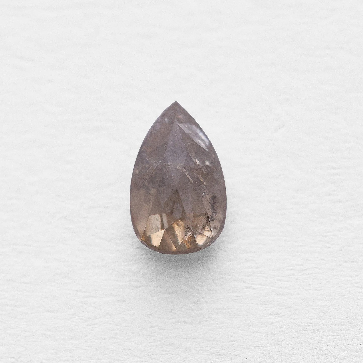 1.03 Ct Pear Brilliant Cut  Salt and Pepper Diamond