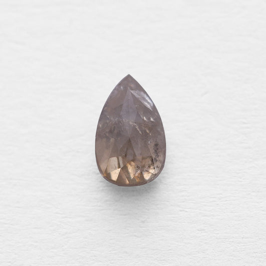 1.03 Ct Pear Brilliant Cut  Salt and Pepper Diamond