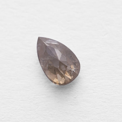 1.03 Ct Pear Brilliant Cut  Salt and Pepper Diamond