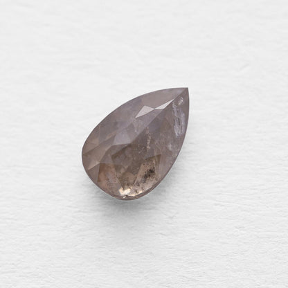 1.03 Ct Pear Brilliant Cut  Salt and Pepper Diamond