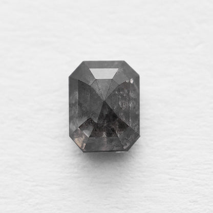 0.75 Ct Radiant  Brilliant Cut  Salt and Pepper Diamond