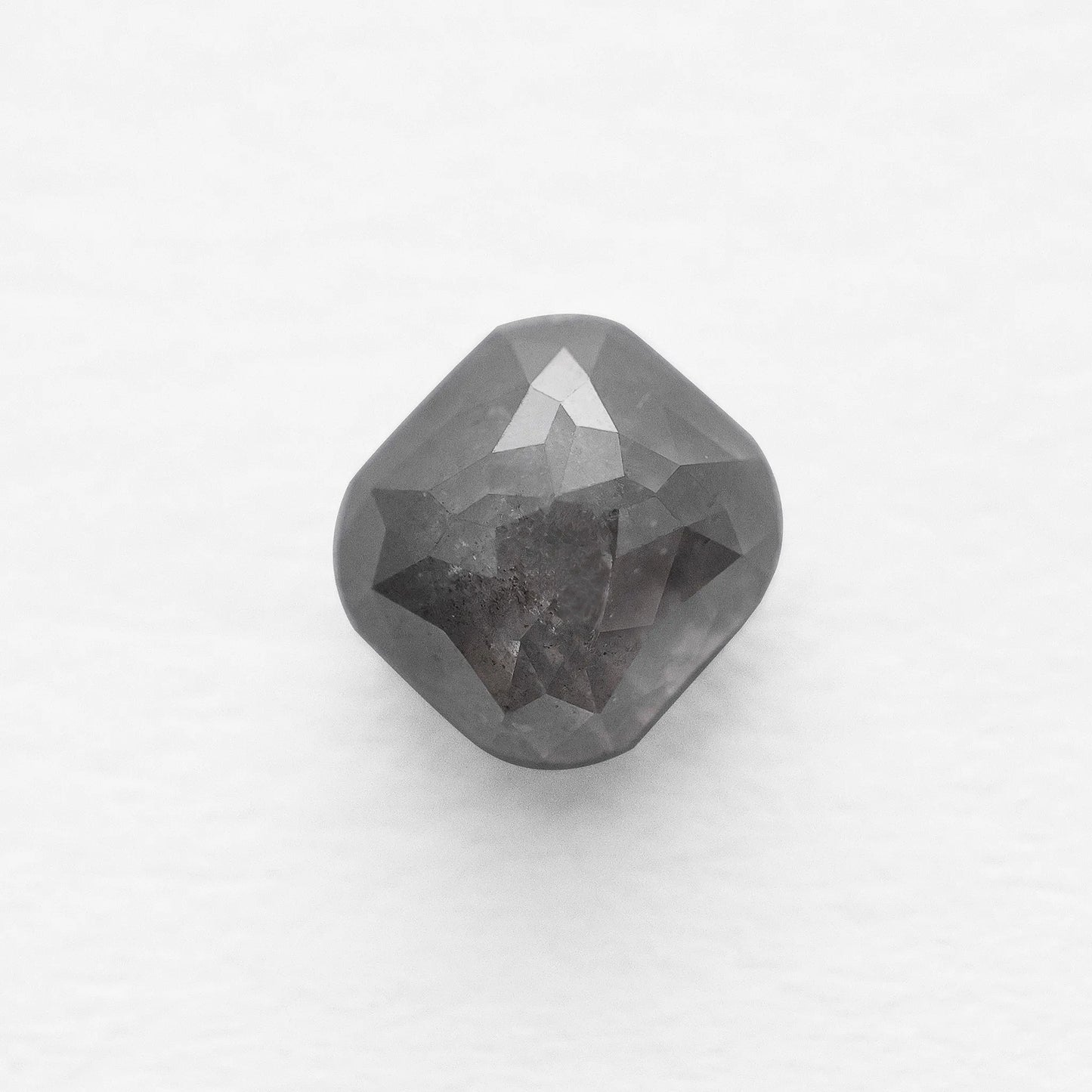 1.71 Ct Cushion Brilliant Cut  Salt and Pepper Diamond