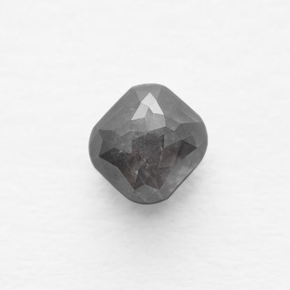 1.71 Ct Cushion Brilliant Cut  Salt and Pepper Diamond