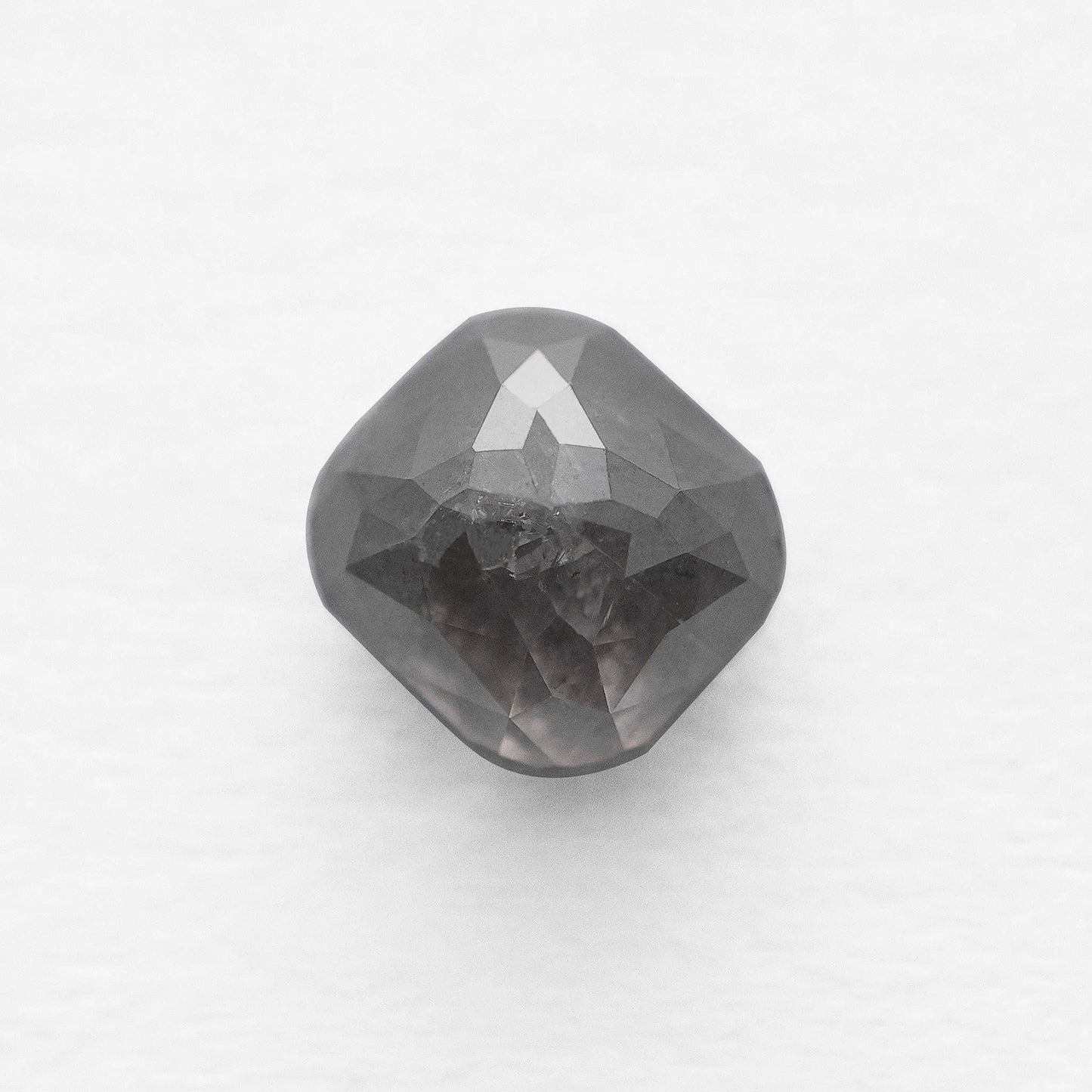 1.71 Ct Cushion Brilliant Cut  Salt and Pepper Diamond