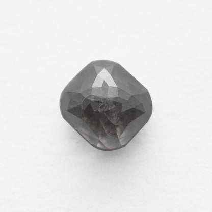 1.71 Ct Cushion Brilliant Cut  Salt and Pepper Diamond