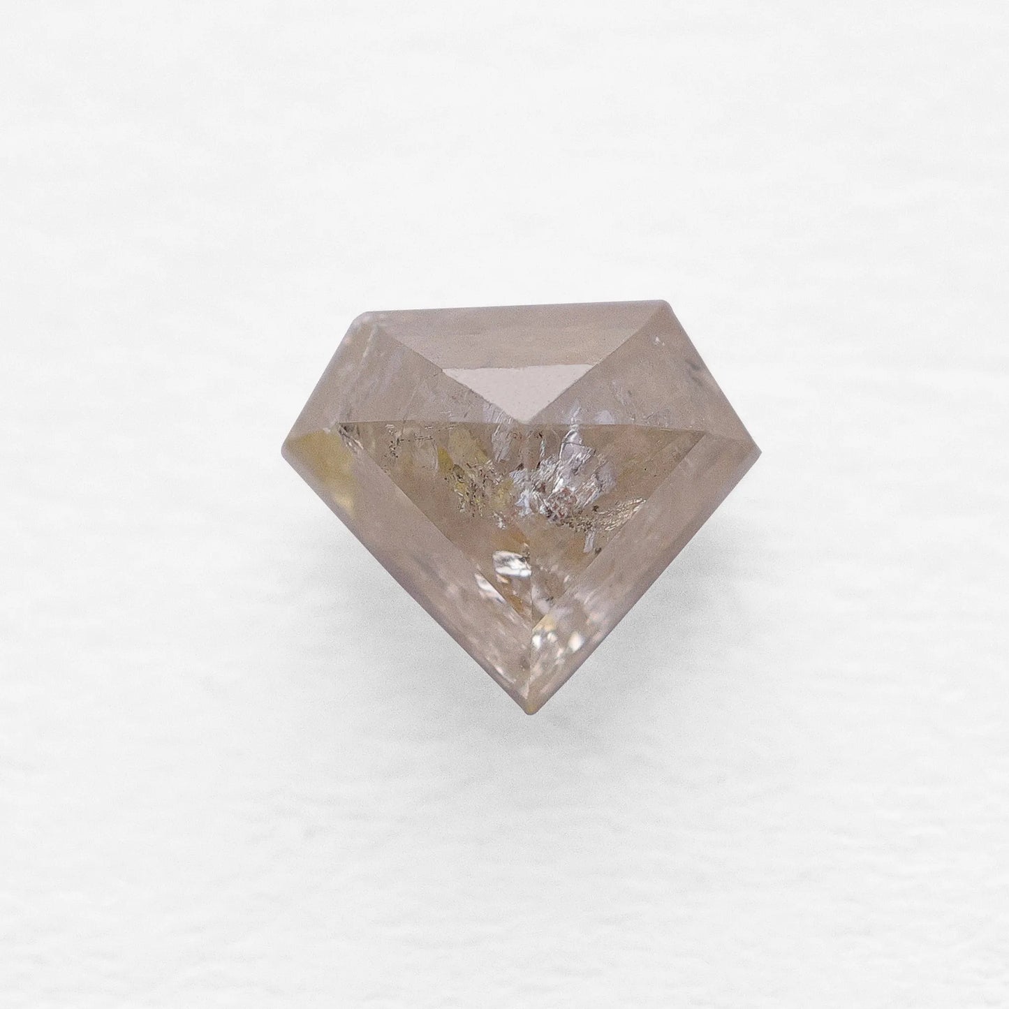0.91 Ct Kite Brilliant Cut  Salt and Pepper Diamond