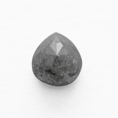 1.31 Ct Pear Brilliant Cut  Salt and Pepper Diamond