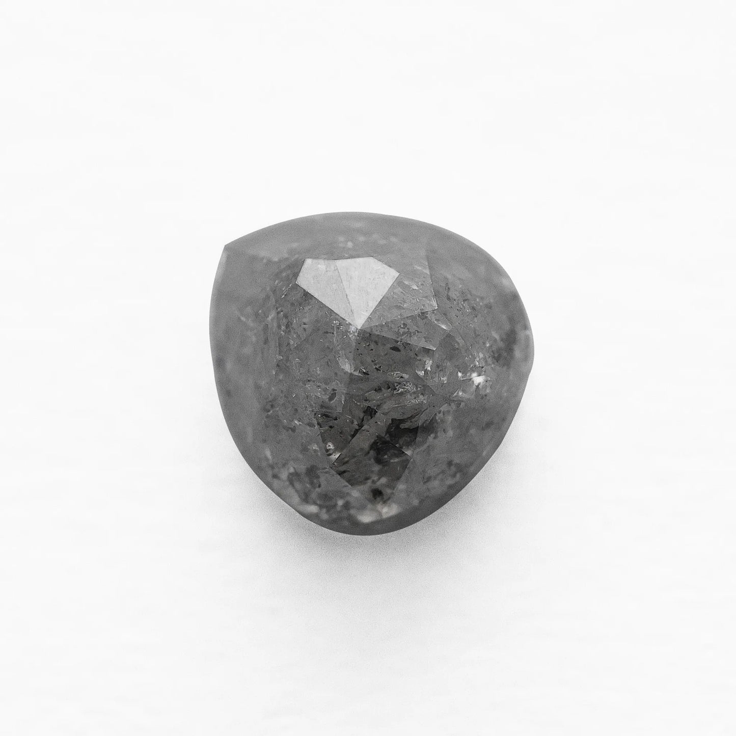 1.31 Ct Pear Brilliant Cut  Salt and Pepper Diamond