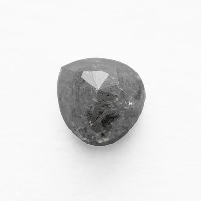 1.31 Ct Pear Brilliant Cut  Salt and Pepper Diamond