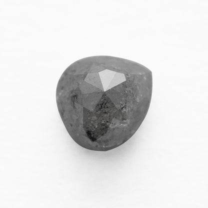 1.31 Ct Pear Brilliant Cut  Salt and Pepper Diamond