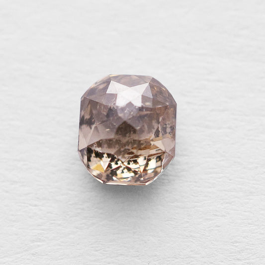 0.99 Ct Cushion Rose Cut  Salt and Pepper Diamond