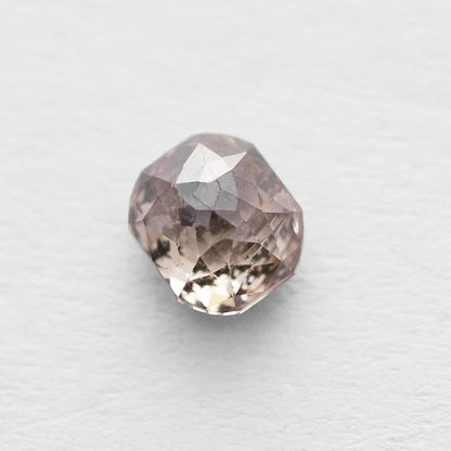 0.99 Ct Cushion Rose Cut  Salt and Pepper Diamond