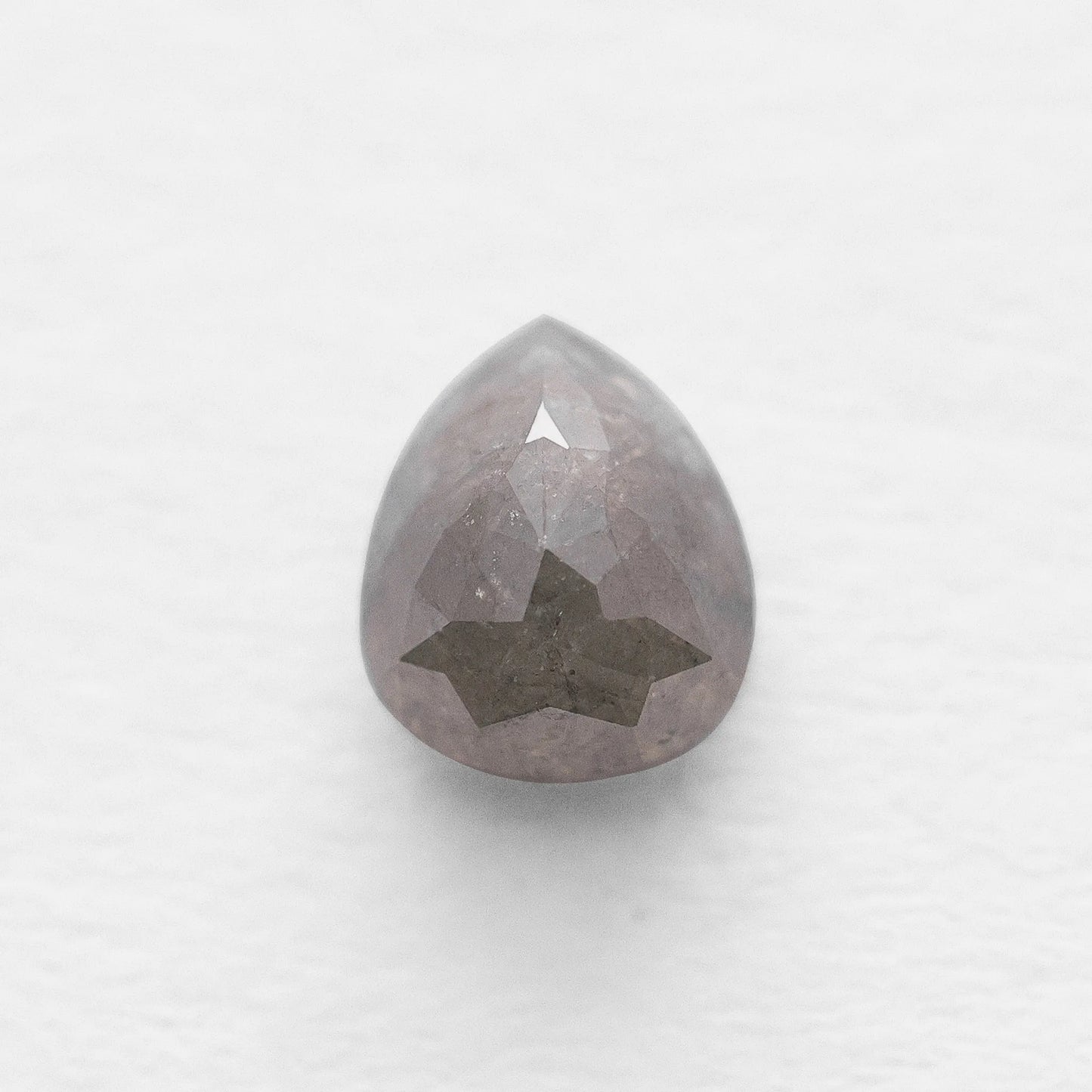 1.06 Ct Pear  Salt and Pepper Diamond