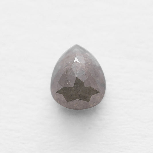 1.06 Ct Pear  Salt and Pepper Diamond