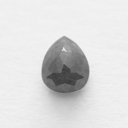 0.93 Ct Pear  Salt and Pepper Diamond