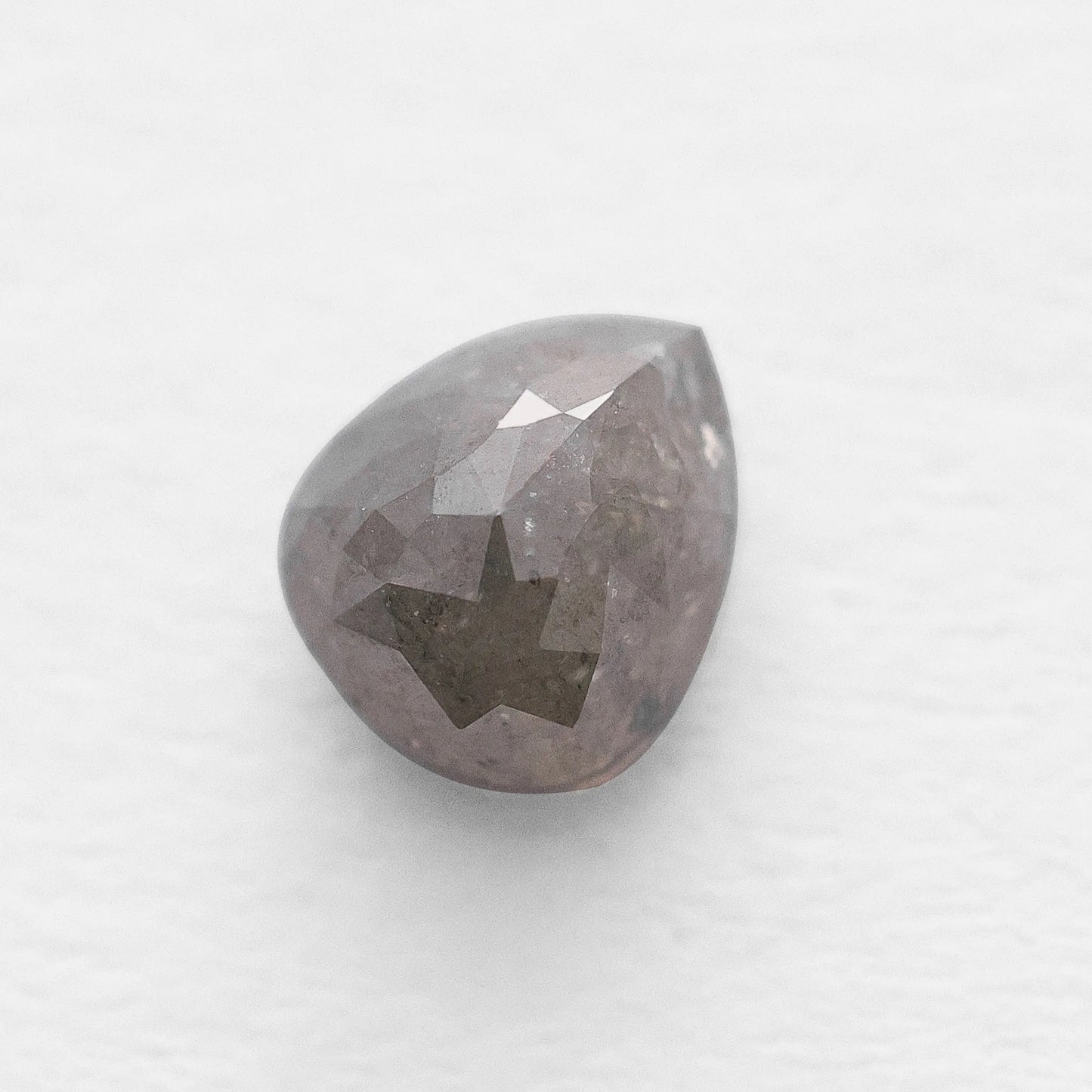 1.06 Ct Pear  Salt and Pepper Diamond