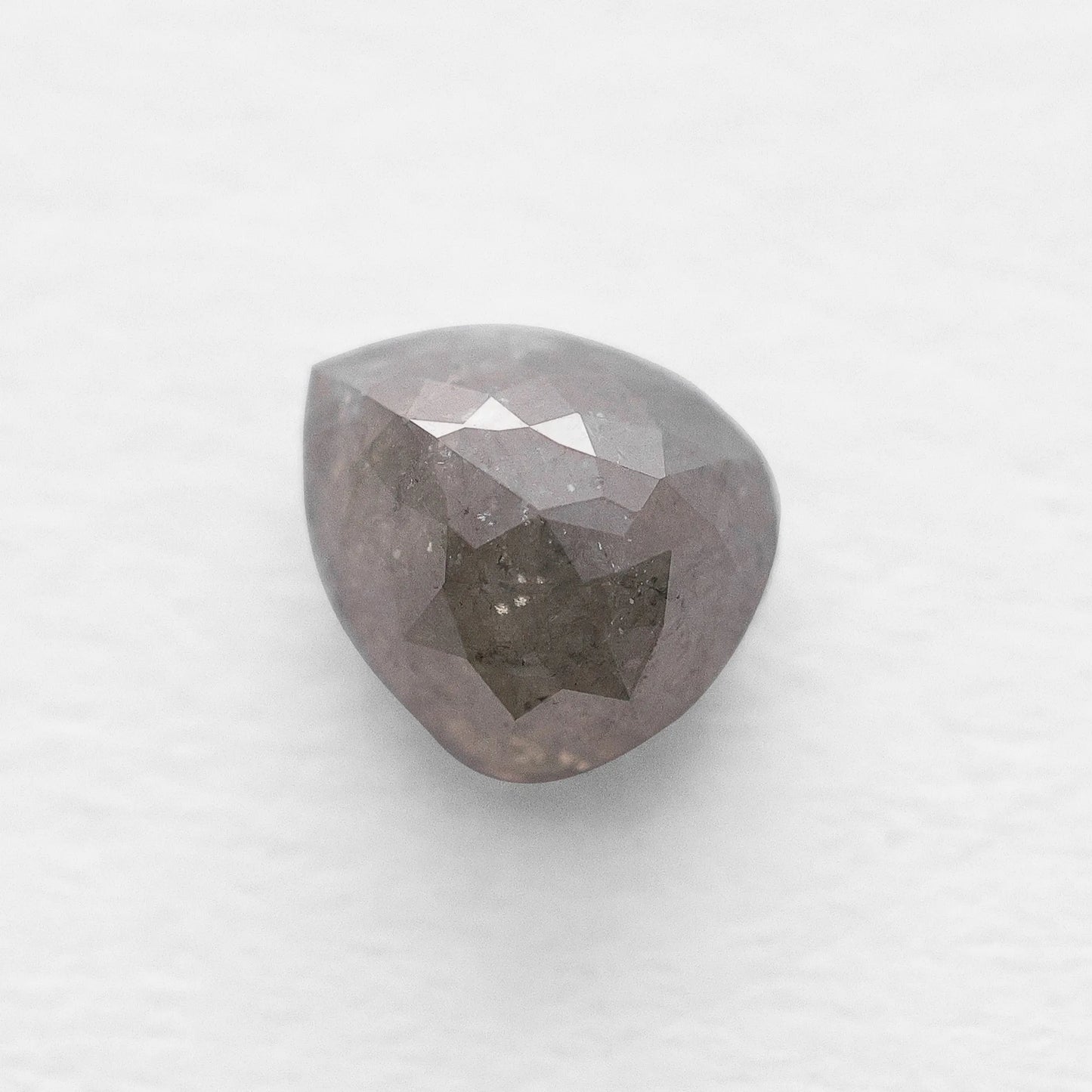 1.06 Ct Pear  Salt and Pepper Diamond