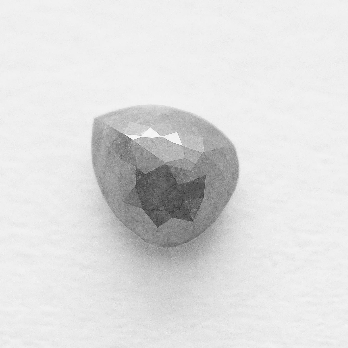 0.93 Ct Pear  Salt and Pepper Diamond