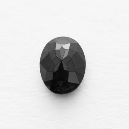 0.87 Ct Oval Brilliant Cut Salt and Pepper Diamond