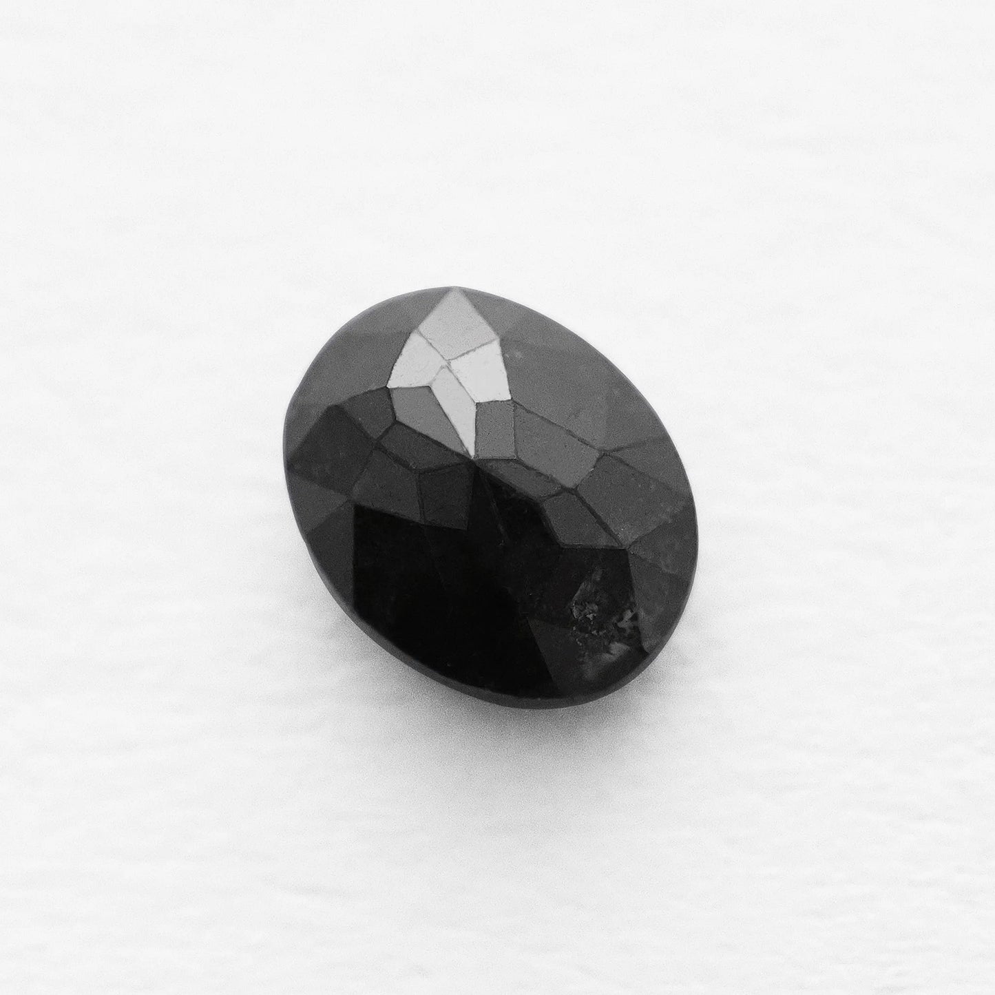 0.87 Ct Oval Brilliant Cut Salt and Pepper Diamond