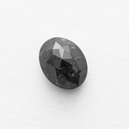 1.72 Ct Oval Brilliant Cut Salt and Pepper Diamond
