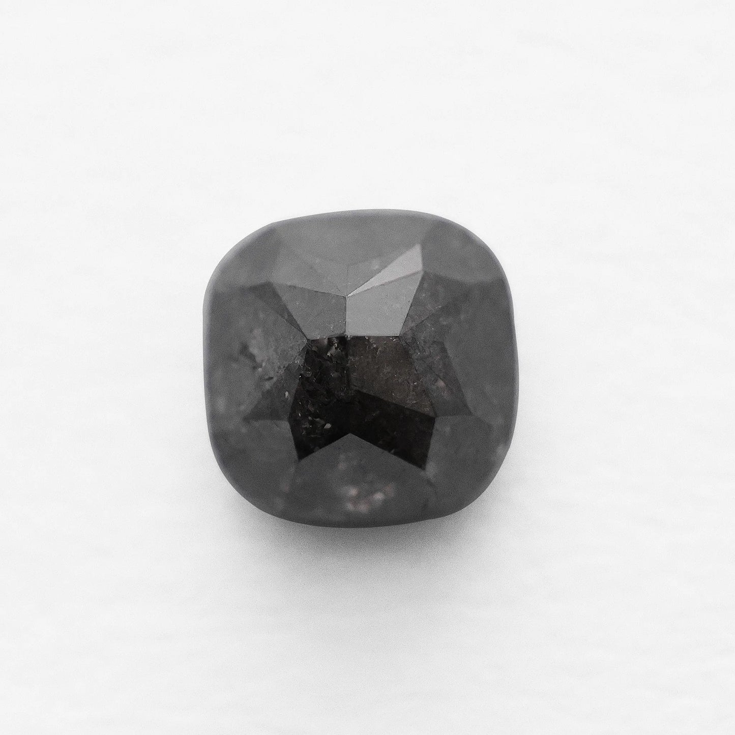 1.93 Ct Cushion Brilliant Cut Salt and Pepper Diamond