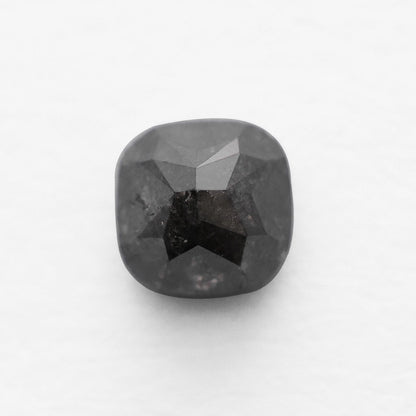 1.93 Ct Cushion Brilliant Cut Salt and Pepper Diamond