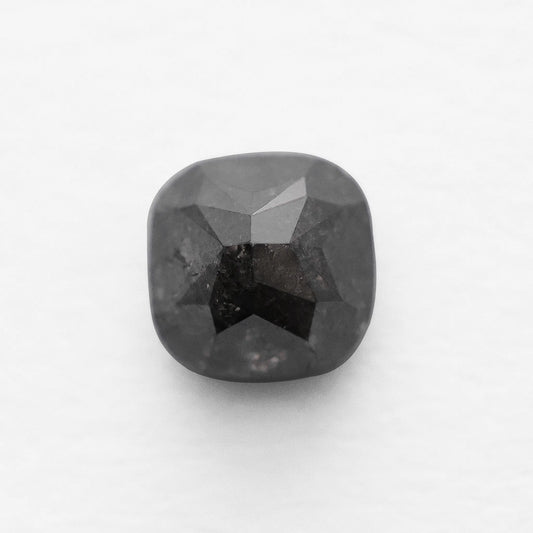 1.93 Ct Cushion Brilliant Cut Salt and Pepper Diamond