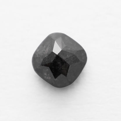 1.93 Ct Cushion Brilliant Cut Salt and Pepper Diamond