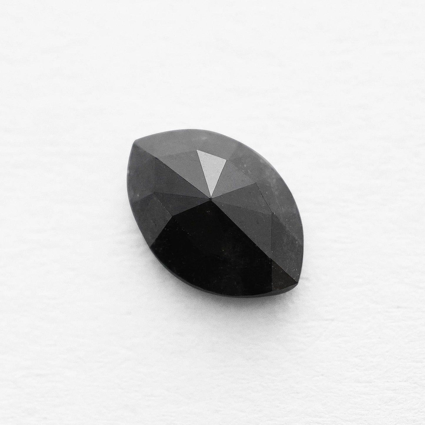 0.85 Ct Marquise Brilliant Cut Salt and Pepper Diamond