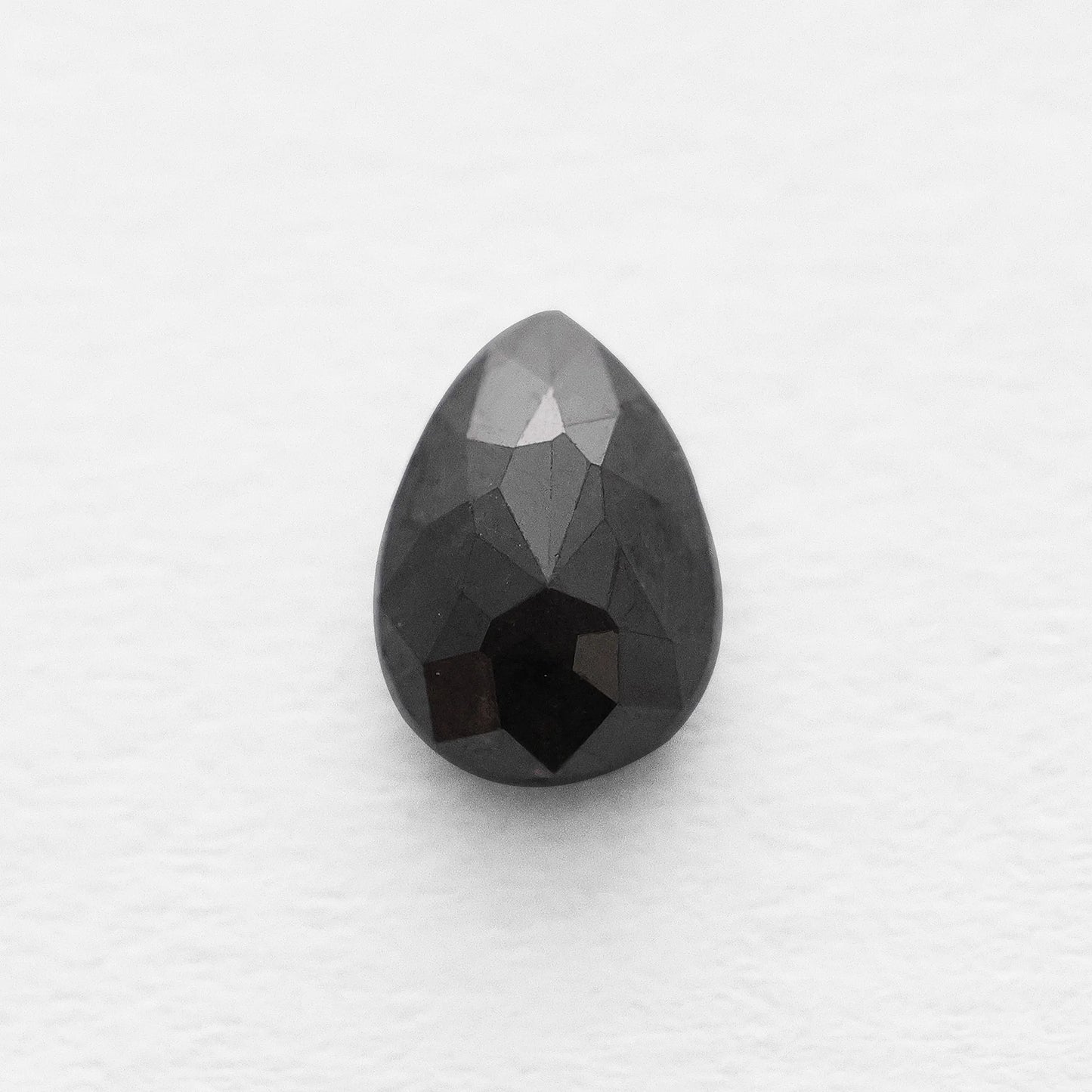 0.68 Ct Pear Brilliant Cut Salt and Pepper Diamond