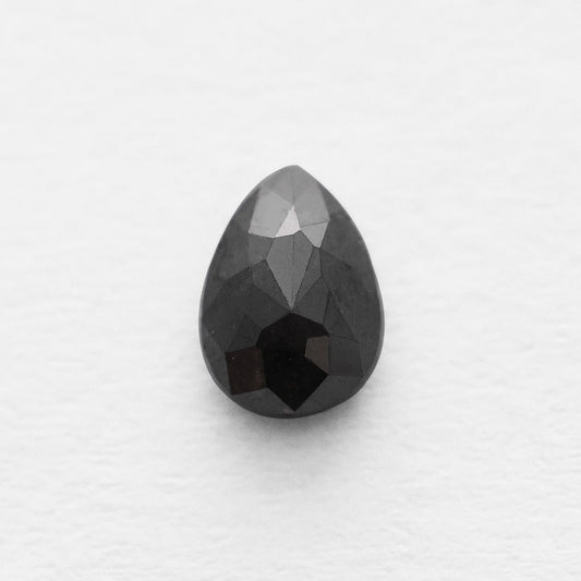0.68 Ct Pear Brilliant Cut Salt and Pepper Diamond
