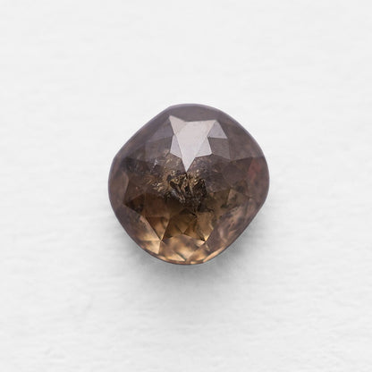 1.11 Ct Cushion Rose Cut Salt and Pepper Diamond