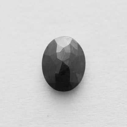 1.40 Ct Oval Brilliant Cut Salt and Pepper Diamond