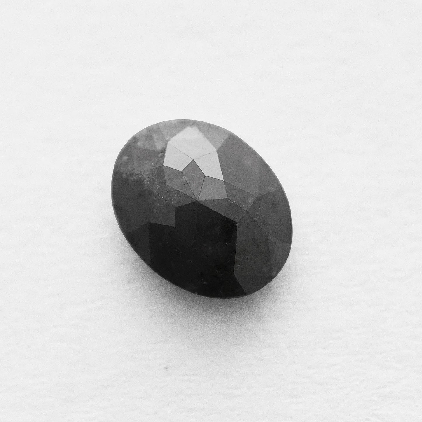 1.40 Ct Oval Brilliant Cut Salt and Pepper Diamond