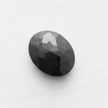 1.40 Ct Oval Brilliant Cut Salt and Pepper Diamond
