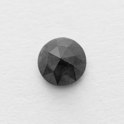 0.83 Ct Round Brilliant Cut Salt and Pepper Diamond