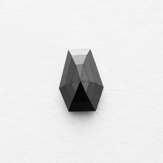 0.98 Ct Shield Brilliant Cut Salt and Pepper Diamond