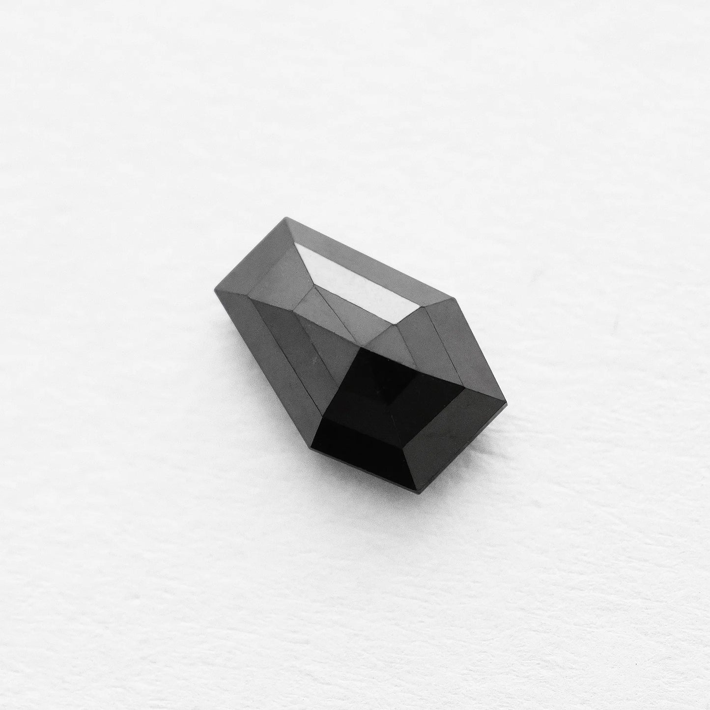 0.98 Ct Shield Brilliant Cut Salt and Pepper Diamond