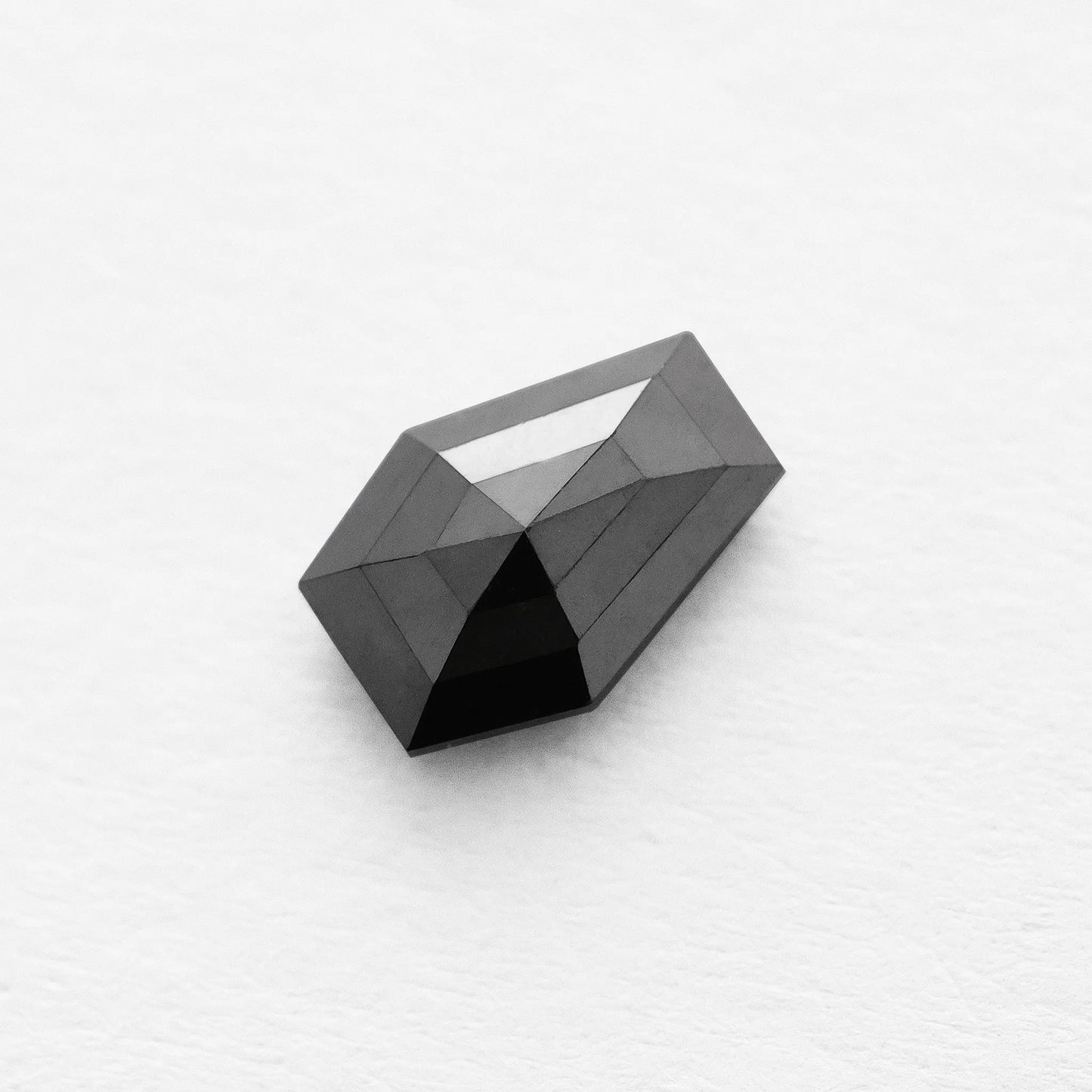 0.98 Ct Shield Brilliant Cut Salt and Pepper Diamond