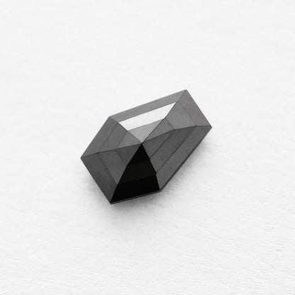 0.98 Ct Shield Brilliant Cut Salt and Pepper Diamond