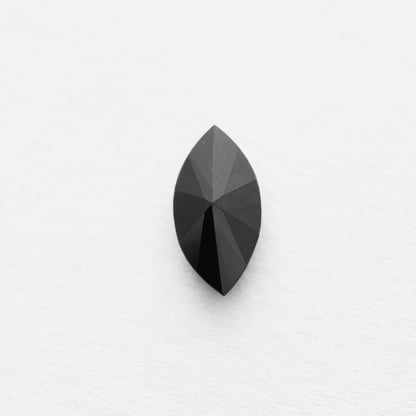 1.58 Ct Marquise Brilliant Cut Salt and Pepper Diamond