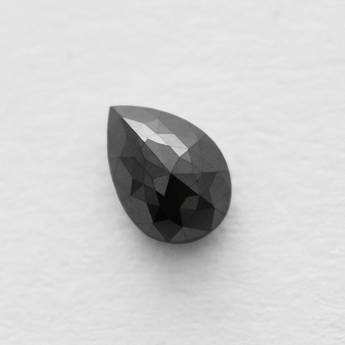 0.83 Ct Pear Brilliant Cut Salt and Pepper Diamond