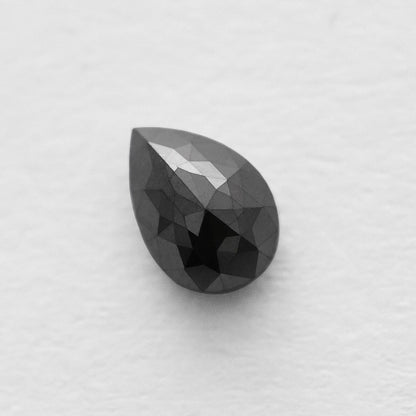 0.83 Ct Pear Brilliant Cut Salt and Pepper Diamond