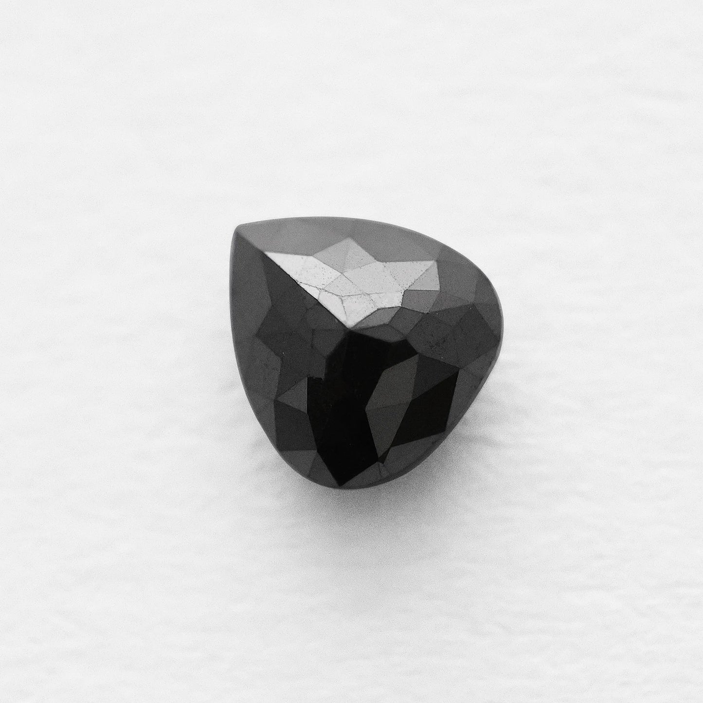 0.77 Ct Pear Brilliant Cut Salt and Pepper Diamond