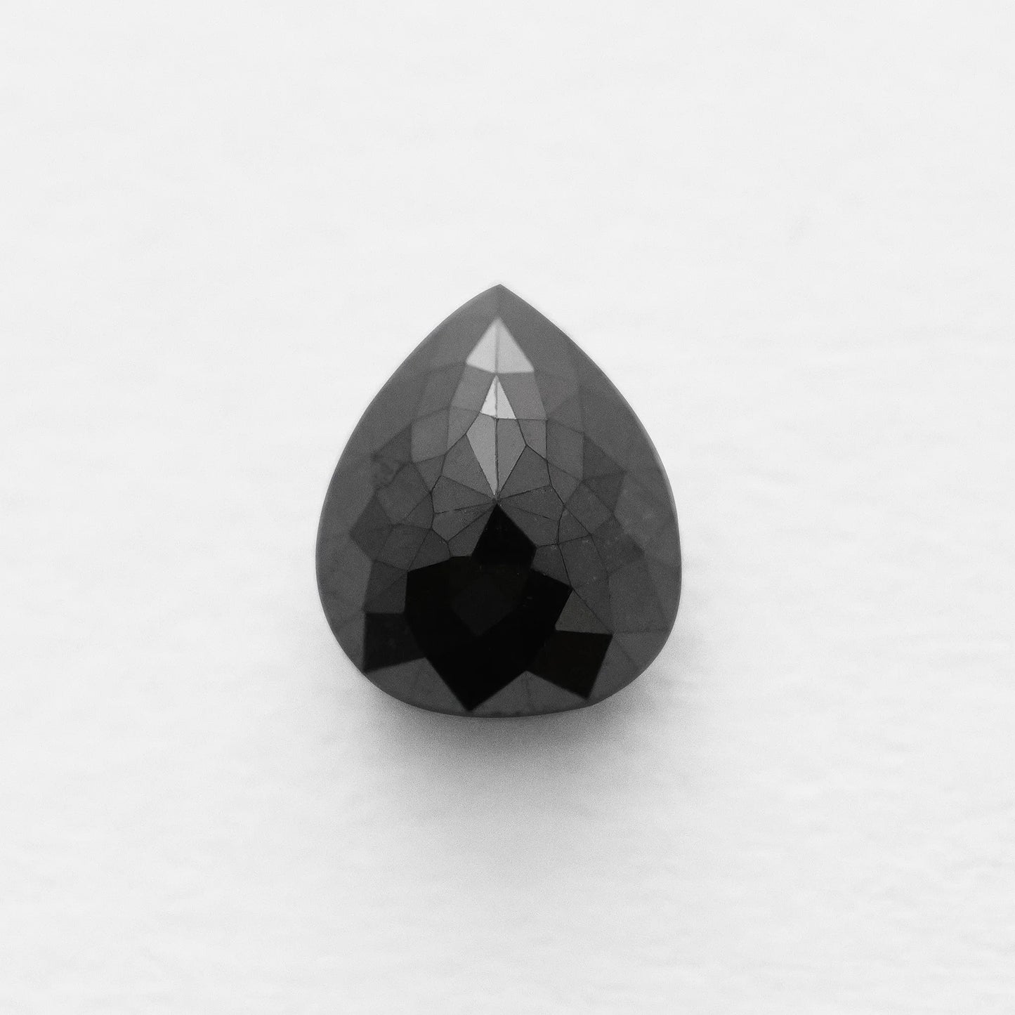 2.25 Ct Pear Brilliant Cut Salt and Pepper Diamond