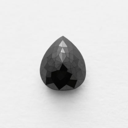 2.25 Ct Pear Brilliant Cut Salt and Pepper Diamond