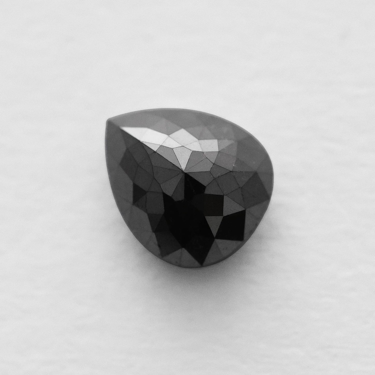 2.25 Ct Pear Brilliant Cut Salt and Pepper Diamond