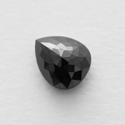 2.25 Ct Pear Brilliant Cut Salt and Pepper Diamond