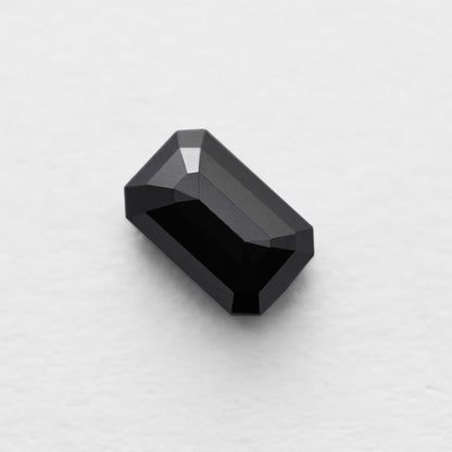 4.34 Ct Emerald Brilliant Cut Salt and Pepper Diamond
